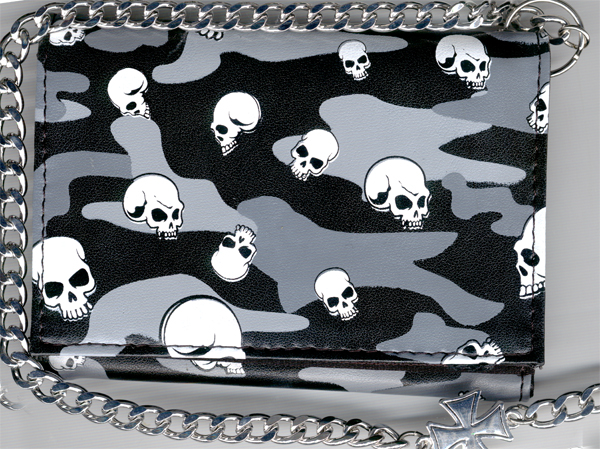 4.CARTERA CALAVERAS CON CAMUFLAJE GRIS